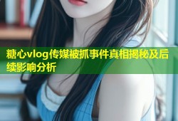 糖心vlog传媒被抓事件真相揭秘及后续影响分析