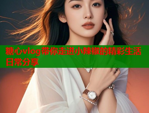 糖心vlog带你走进小辣椒的精彩生活日常分享